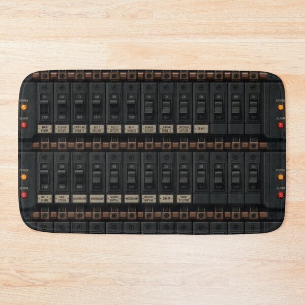 Item preview, Circuit Breaker Panel Pattern — Distribution Board Repeat designed and sold by NominalSystems.