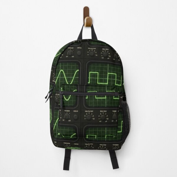 Item preview, Oscilloscope Waveform Pattern — Green Trace Grid designed and sold by NominalSystems.
