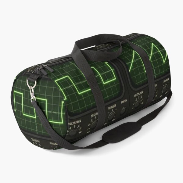 Item preview, Oscilloscope Waveform Pattern — Green Trace Grid designed and sold by NominalSystems.