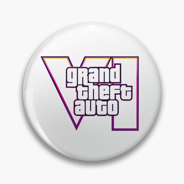 Item preview, GTA 6 Logo Transparent designed and sold by Pine & Pixels.