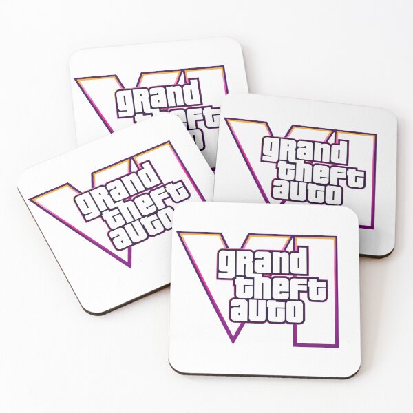Item preview, GTA 6 Logo Transparent designed and sold by Pine & Pixels.