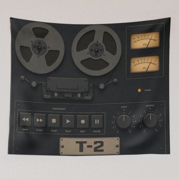Item preview, Reel To Reel Tape Deck Faceplate — Transport Model T-2 designed and sold by NominalSystems.