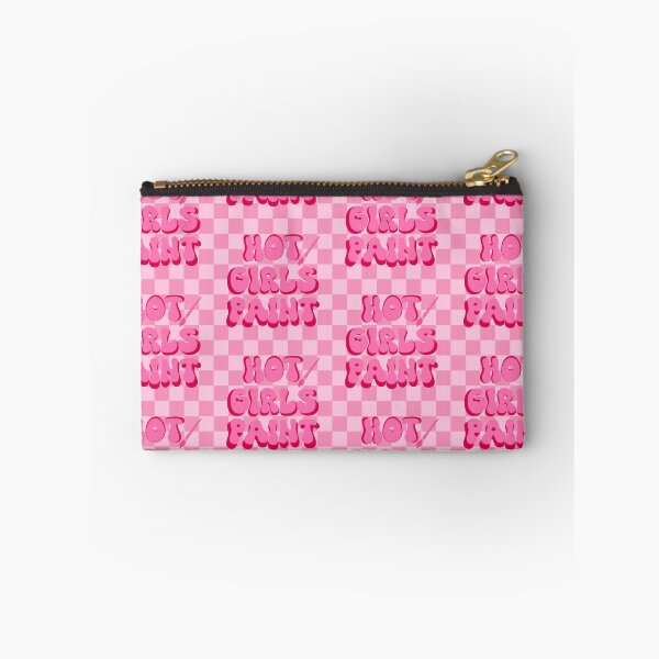 Item preview, Hot Girls Paint (Pink Checkered) designed and sold by gennyevans.