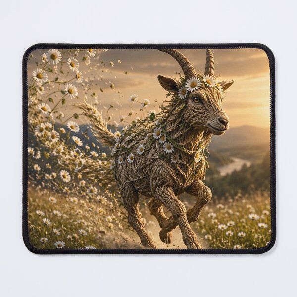 Item preview, Mythical Daisy Meadow Goat designed and sold by JUTElCONIC.