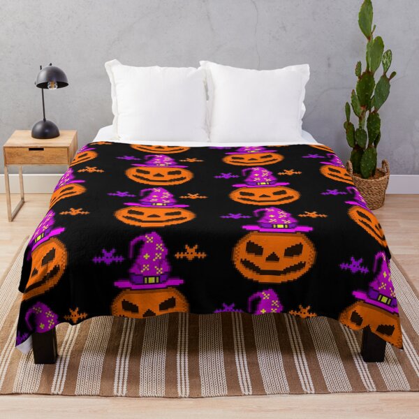Item preview, Halloween Witch Pumpkin and Bats Retro designed and sold by RetroRlx.