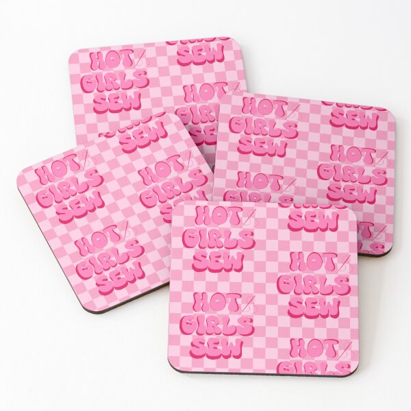 Item preview, Chicas guapas cosen (a cuadros rosas) designed and sold by gennyevans.