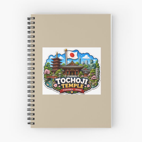 Item preview,  Tochoji Temple Fukuoka 3D Label  Label Text TOCHOJI TEMPLE ?? designed and sold by PaintMeWorld.