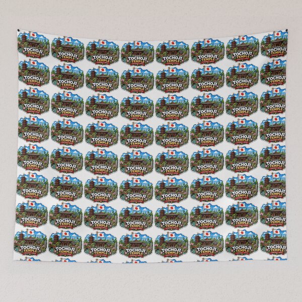 Item preview,  Tochoji Temple Fukuoka 3D Label  Label Text TOCHOJI TEMPLE ?? designed and sold by PaintMeWorld.