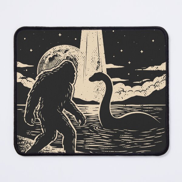 Item preview, Bigfoot Loch Ness Monster UFO Cryptid Hiking Outdoorsy designed and sold by Y-Vibes.