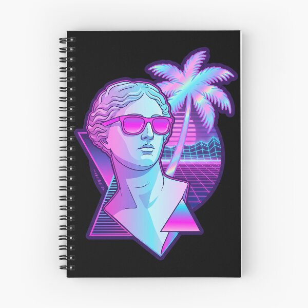 Item preview, Retro Vaporwave Greek Bust with Pink Sunglasses designed and sold by CurioStick.