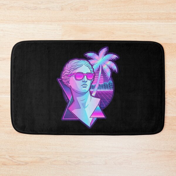 Item preview, Retro Vaporwave Greek Bust with Pink Sunglasses designed and sold by CurioStick.