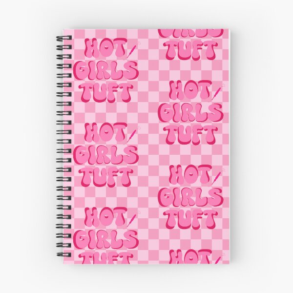 Item preview, Hot Girls Tuft (Pink Checkered) designed and sold by gennyevans.