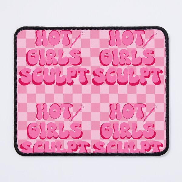 Item preview, Hot Girls Sculpt (Pink Checkered) designed and sold by gennyevans.