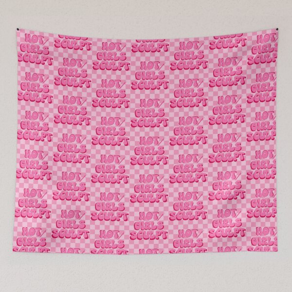 Item preview, Hot Girls Sculpt (Pink Checkered) designed and sold by gennyevans.