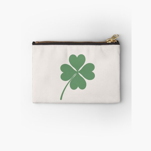 Item preview, Green Aesthetic Four Leaf Clover Heart Design, Lucky You Vibes, Shamrocks designed and sold by SpringTeaDesigns.