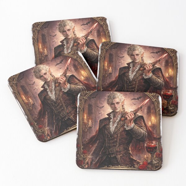 Item preview, Astarion Gothic Fantasy Art | Baldur's Gate Vampire Illustration designed and sold by Créat 213.