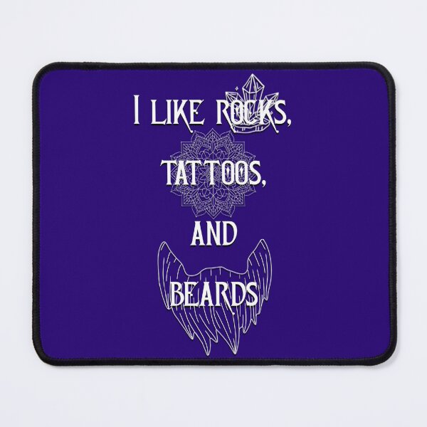 Item preview, Tattoos, beards and rocks, who needs more? designed and sold by A-Bee-444.