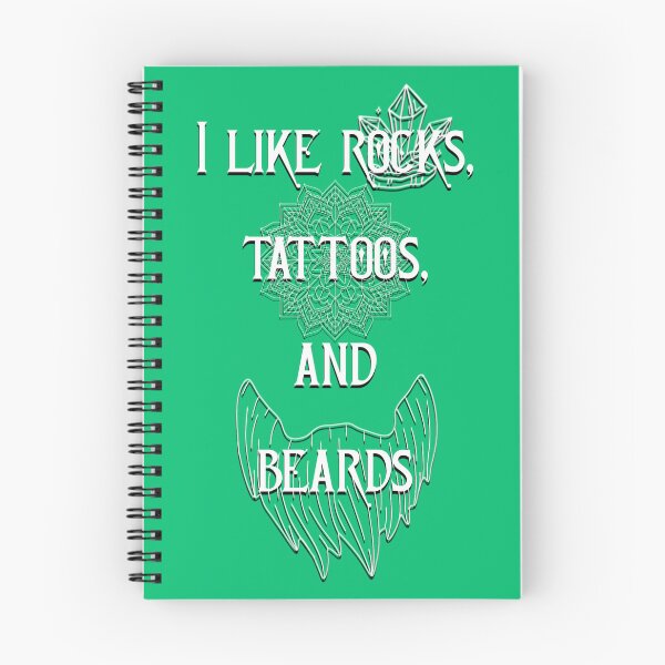 Item preview, Tattoos, beards and rocks, who needs more? designed and sold by A-Bee-444.