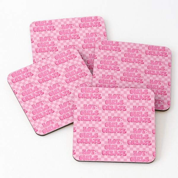 Item preview, Hot Girls Create (Pink Checkered) designed and sold by gennyevans.