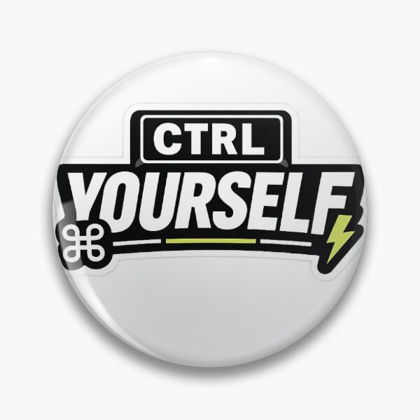 Item preview, CTRL YOURSELF Street Typography Minimal Logo Design designed and sold by ArtPrintPov.