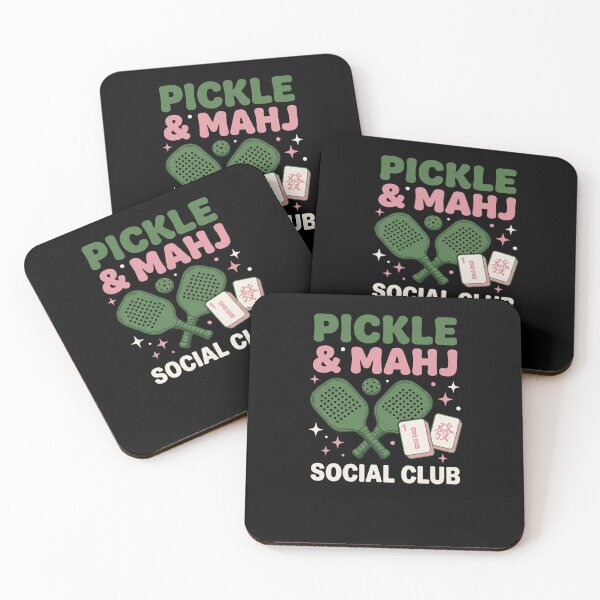 Item preview, Pickle & Mahj Social Club Pickleball Mahjong Player designed and sold by SofenArt.
