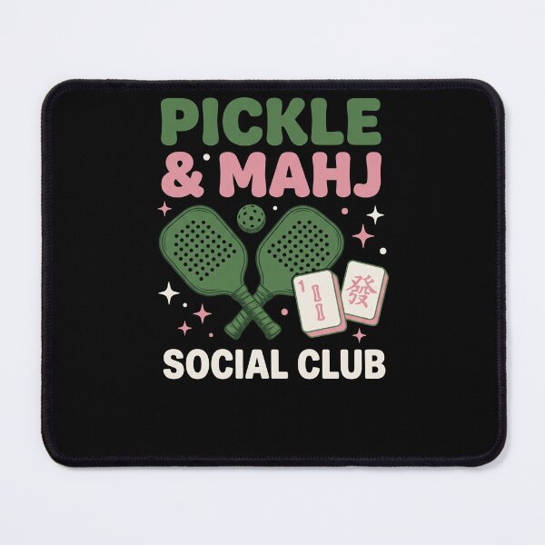 Item preview, Pickle & Mahj Social Club Pickleball Mahjong Player designed and sold by SofenArt.