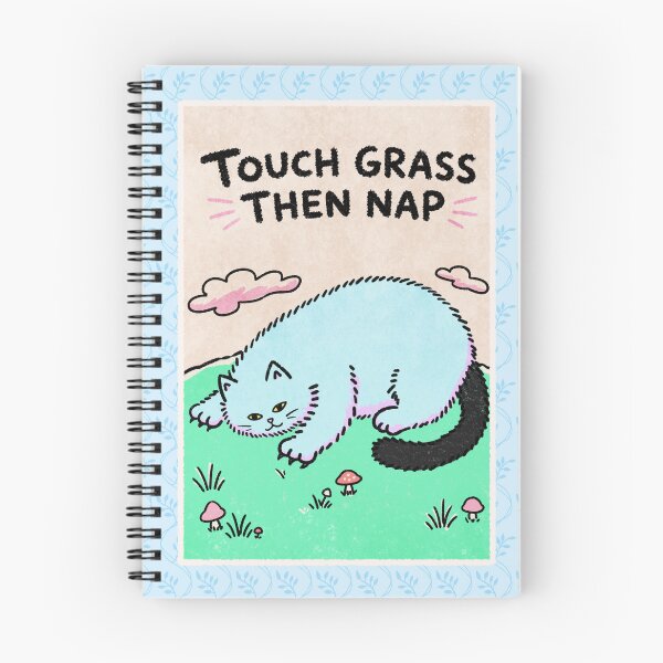 Item preview, Touch Grass Then Nap Cat designed and sold by Gotta Geta Gato.