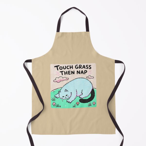 Item preview, Touch Grass Then Nap Cat designed and sold by Geta Gato.