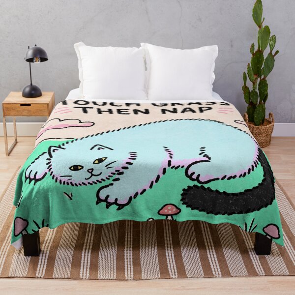 Item preview, Touch Grass Then Nap Cat designed and sold by Gotta Geta Gato.
