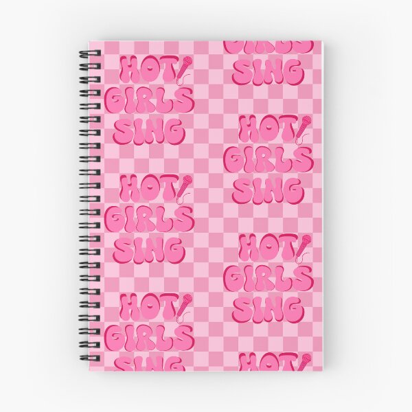 Item preview, Hot Girls Sing (Pink Checkered) designed and sold by gennyevans.