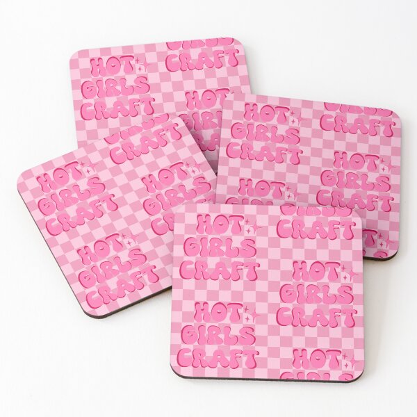 Item preview, Hot Girls Craft (Pink Checkered) designed and sold by gennyevans.