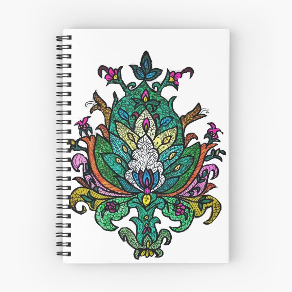 Item preview, Royal Lotus - Ornate Folk Bloom Mandala designed and sold by Selena.m.studio.