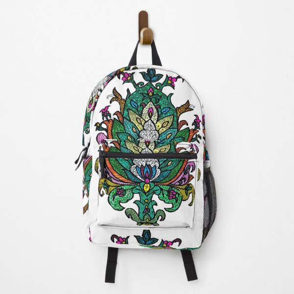 Item preview, Royal Lotus - Ornate Folk Bloom Mandala designed and sold by Selena.m.studio.