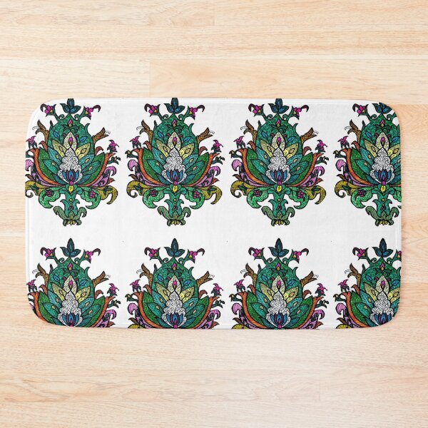 Item preview, Royal Lotus - Ornate Folk Bloom Mandala designed and sold by Selena.m.studio.