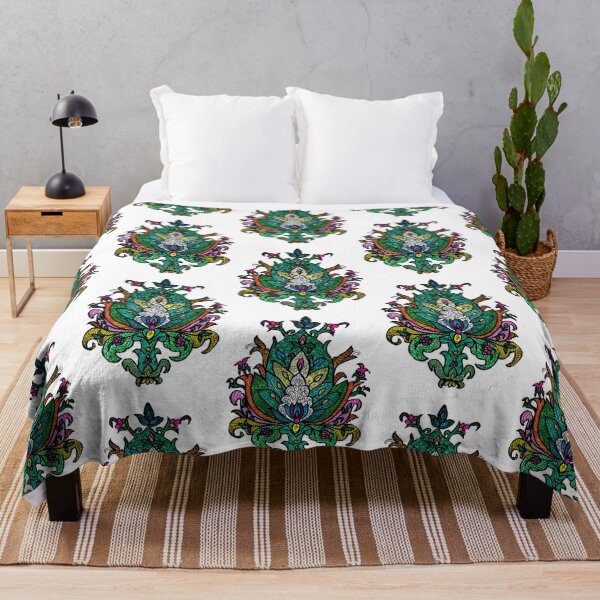 Item preview, Royal Lotus - Ornate Folk Bloom Mandala designed and sold by Selena.m.studio.