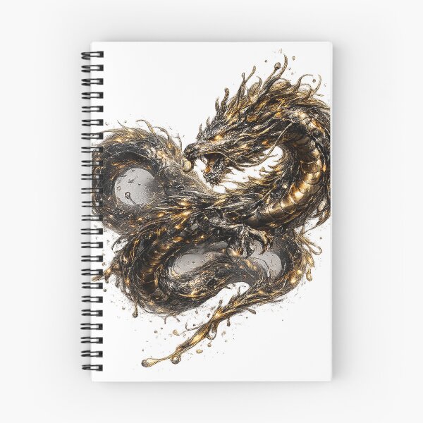 Item preview, Mercury Dragon | Obsidian Gold Liquid Metal Art  Main Tag: designed and sold by rigelcreation.
