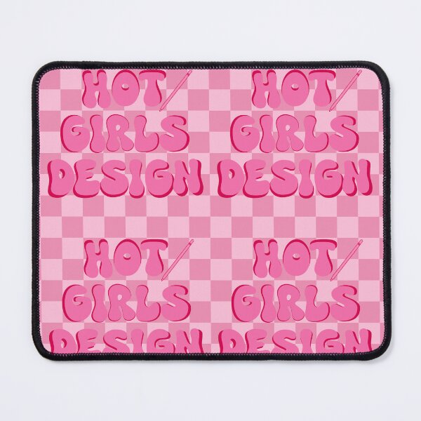 Item preview, Hot Girls Design (Pink Checkered) designed and sold by gennyevans.