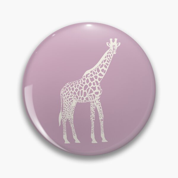 Item preview, Cream Monochrome Giraffe on Dusty Pink Scandinavian Style Animal Illustration designed and sold by Nasdigitalart.