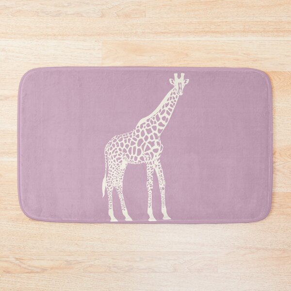Item preview, Cream Monochrome Giraffe on Dusty Pink Scandinavian Style Animal Illustration designed and sold by Nasdigitalart.