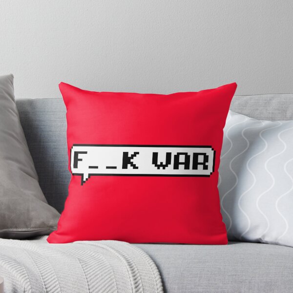 Item preview, F__K War Pixel Speech Bubble – Bold Anti War Statement Design designed and sold by PixelPuncheur.