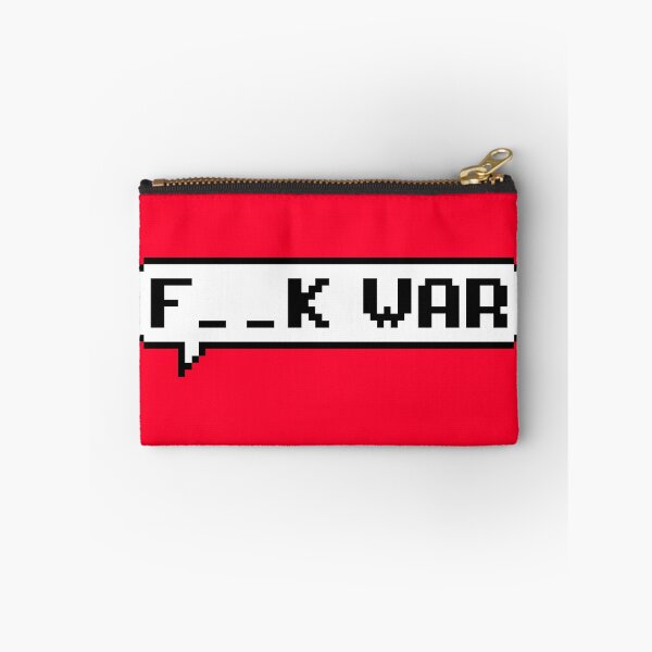 Item preview, F__K War Pixel Speech Bubble – Bold Anti War Statement Design designed and sold by PixelPuncheur.