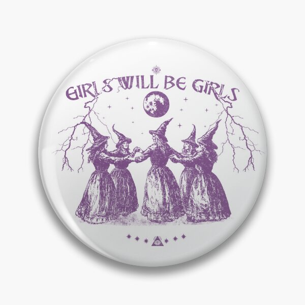 Artikelvorschau, Girls Will Be Girls - Feminist Witch entworfen und verkauft von delllsdesigns.