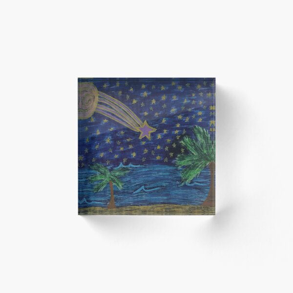 Aperçu de l'œuvre Dans le calme de la nuit créée et vendue par Fireinfaith by Leah Renée .