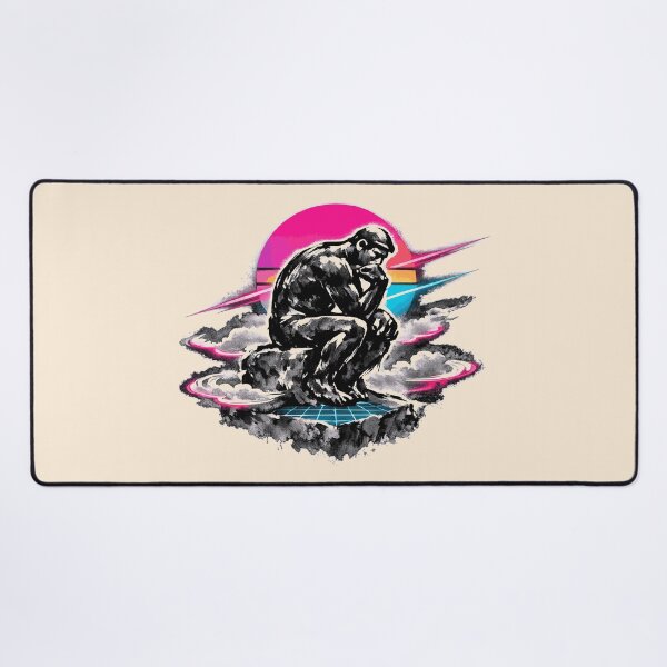 Item preview, Neon Retro Synthwave Contemplation designed and sold by KungPowUnicorn.