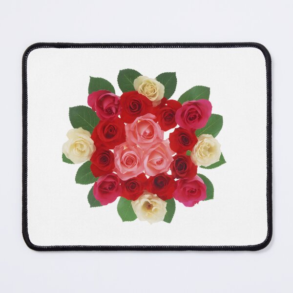 Item preview, Circular Bouquet of Vibrant Multicolored Roses designed and sold by interdesigner.