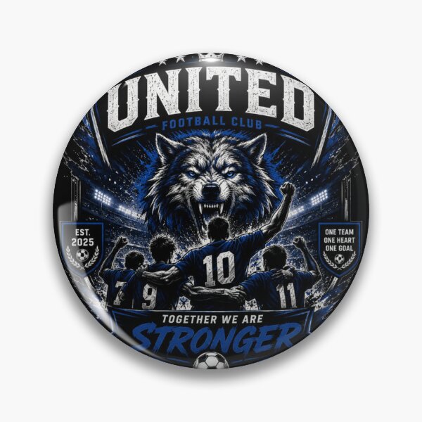 Item preview, United Football Club Wolf Team Spirit Design designed and sold by LegendCourt.