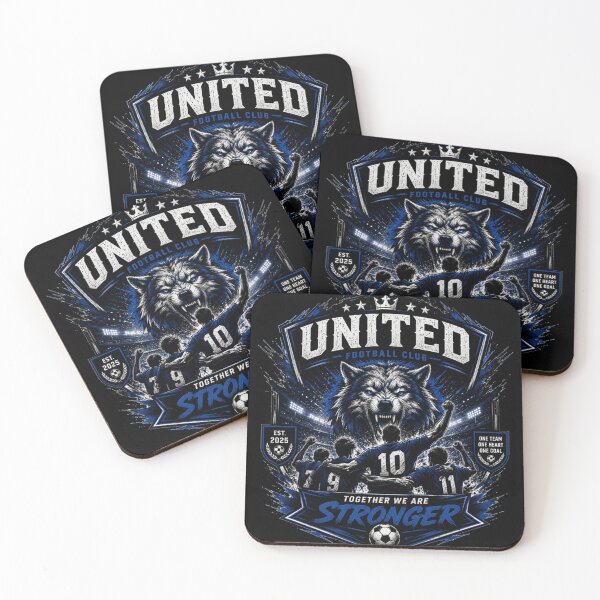 Item preview, United Football Club Wolf Team Spirit Design designed and sold by LegendCourt.