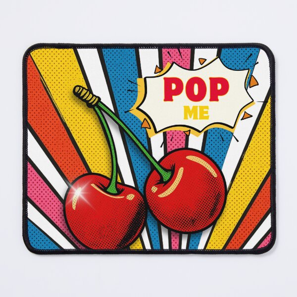 Item preview, Pop Me Cherry – Retro Pop Art Cherry Design designed and sold by Palette & Hue.