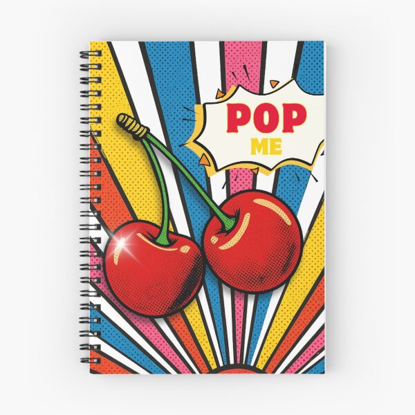 Item preview, Pop Me Cherry – Retro Pop Art Cherry Design designed and sold by Palette & Hue.