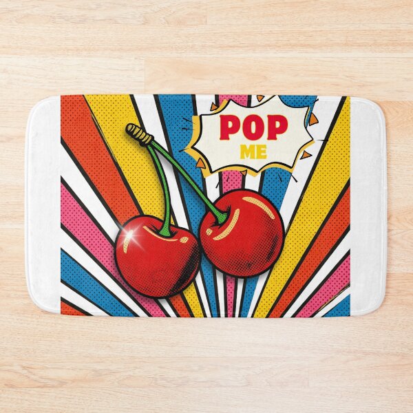 Artikelvorschau, Pop Me Cherry – Retro-Pop-Art-Kirschdesign entworfen und verkauft von Palette & Hue.